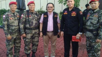 Hari Bhayangkara ke-80, Ketua DPD GRIB Jaya Riau Martin Purba Hadiri Upacara di Polda Riau