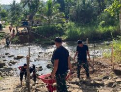 Jembatan Bailey di Sungai Yo’o Mulai Dibangun, Bakti TNI Hadirkan Akses Aman bagi Warga Pedalaman Nias