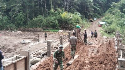 Jembatan Aramco Segera Difungsikan, Bakti TNI Hadirkan Akses Aman bagi Masyarakat
