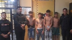 Respon Call Center 110, Tim Macan Polres Pelabuhan Belawan Amankan Empat Remaja Pelaku Tawuran