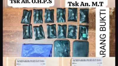 Polres Batu Bara Ungkap Peredaran Etomidate, Empat Tersangka Diamankan
