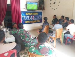 Seru dan Hangat Nobar Perempat Final Piala Dunia 2026 di Wilayah Kodim 0210/TU, Argentina Taklukan Swiss
