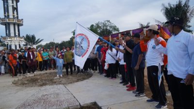 Jalan Santai Rayakan HUT ke-2 Tugu Raja Sibarani