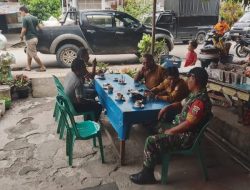 Babinsa Serda B Hutasoit Kompak Jalin Komunikasi dengan Warga Desa Binaan