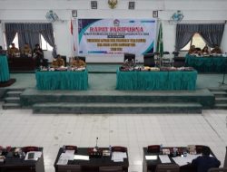 Paripurna DPRD Hasil Pelaksanaan Reses II Kabupaten Toba Dilaksanakan 