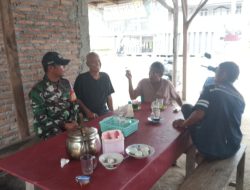 Babinsa Bincang santai dan Jalin Silahturahmi dengan Warga Binaan 
