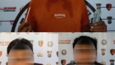 Tim URC Sat Reskrim Polres Pelabuhan Belawan Amankan Tiga Pelaku Premanisme dan Pungli, Hasil Tes Urine Positif Narkotika