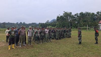 Apel Pagi Awali Semangat Satgas TMMD ke 129 di Hari Kedua, Jadikan Pondasi Pengabdian