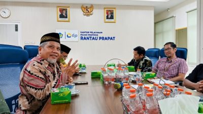 Anggota DPD RI Muhammad Nuh Kunjungi KPP Pratama Rantau Prapat, Dorong Optimalisasi Penerimaan Negara dan PNBP