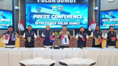 Ditressiber Polda Sumut Ungkap Sindikat Penipuan Online Berkedok Lelang Mobil, Empat Pelaku Ditangkap