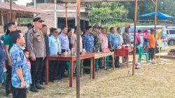 Batuud Koramil 15/Habinsaran Hadiri Pembukaan Sepakbola Uspika Cup 2026