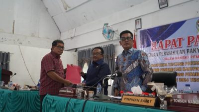 DPRD Toba Sampaikan Hasil Pembahasan Badan Anggaran 2025 dan Pembahasan Ranperda Perubahan Pajak Daerah dan Retribusi Daerah