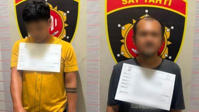 2 Pengedar Sabu Diamankan Tim Drugs Wolfa Polres Toba di Laguboti 