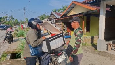 Berkah Pedagang Susu Kedelai dan Bubur Kacang Ijo, Dagangan Selalu Habis di Lokasi TMMD Kodim 0210/TU