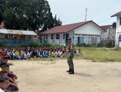 Babinsa Tanamkan Disiplin dan Bina Mental Pelajar SMAN 1 Laguboti 
