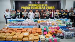 Polda Sumut Ungkap 3.865 Kasus Narkoba dalam Enam Bulan, Sita 5,3 Ton Barang Bukti