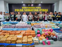 Polda Sumut Ungkap 3.865 Kasus Narkoba dalam Enam Bulan, Sita 5,3 Ton Barang Bukti