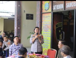 Kapolres Samosir Gelar Coffee Morning Bersama Insan Pers 
