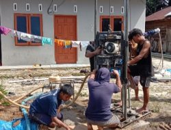 Atasi Krisis Air Bersih, TMMD Ke 129 Kodim 0210/TU Membuat Sumur Bor di Dusun II Desa Sijarango 