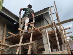 Program Bakti TNI Terus Berjalan, Renovasi SMP Negeri 3 Purbatua Capai Progres 81,5 Persen