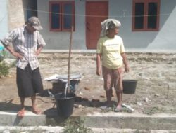 Satgas TMMD ke 129 Kodim 0210/TU Uji Coba Sumur Bor di Titik Kedua di Dusun 2 Tornauli Desa Sijarango 