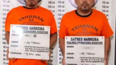 Polres Pematangsiantar Ungkap Peredaran Sabu, Ganja dan Ekstasi, Dua Tersangka Diamankan