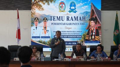 Mahasiswa Pertanian UHN Medan PPL di Toba, Wabup Minta Mahasiswa Seriusi Sektor Pertanian