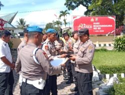 Sie Propam Polres Simalungun Gelar Gaktibplin di Polsek Panei Tongah, Cek Kelengkapan Senpi hingga Masa Berlaku SIM Personel