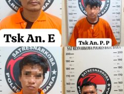Satresnarkoba Polres Batu Bara Ungkap Empat Kasus Peredaran Narkotika, Empat Tersangka Diamankan