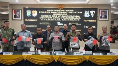 TNI-Polri Berhasil Ungkap Kasus Pembunuhan Prajurit TNI AD, Tujuh Tersangka Diamankan 