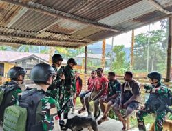 TNI Hadir Ditengah Segala Kondisi Masyarakat Pelosok Papua