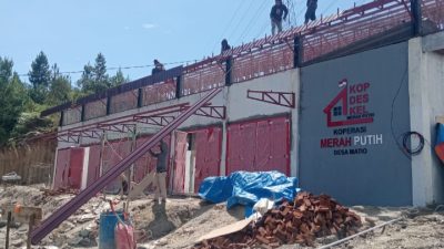 Progres Pembangunan KDKMP di Desa Matio Balige di 71,11 Persen