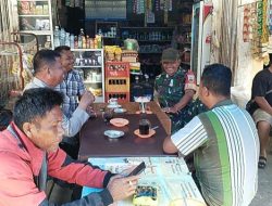 Babinsa Serda O Nainggolan Jalin Hubungan Baik dengan Warga Desa Pintu Bosi 