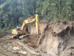 Hari Kesepuluh Satgas TMMD Ke 129 Kodim 0210/TU Terus Dipacu, Progres Pembukaan Jalan Di Desa Sijarango Capai 64,15 Persen 