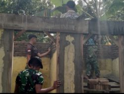Satgas TMMD ke 129 Kodim 0210/TU Rehab MCK Gereja HKBP Sijarango 