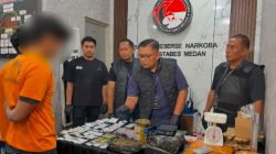 Bandar Narkoba Lintas Provinsi yang Manfaatkan Jasa Ekspedisi Digulung Satresnarkoba Polrestabes Medan
