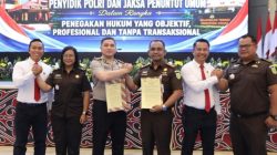 Perkuat Sinergitas, Kapolres Humbahas dan Kajari Teken Komitmen Bersama di Polda Sumut