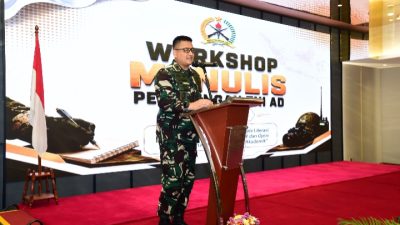 Kemampuan Menulis di Era Digital, Kadispenad: Ala Bisa Karena Biasa
