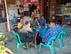 Babinsa Bincang Santai di Warung kopi Bersama Warga Binaan