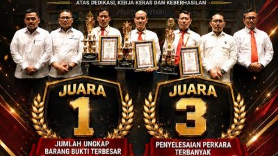 Kapolda Jatim Apresiasi Satresnarkoba Polres Sampang, Raih Juara I Ungkap Barang Bukti Terbesar dan Juara III Penyelesaian Perkara