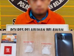 Sat Narkoba Polres Pelabuhan Belawan Tangkap Pengedar Sabu di Belawan I