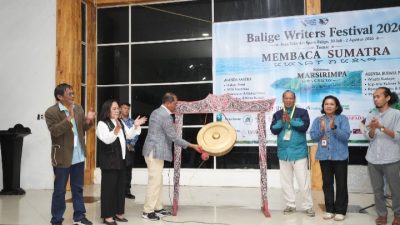 Dibuka Wakil Bupati Toba, Balige Writers Festival Perkuat Literasi, Sastra dan Budaya Menulis di Indonesia