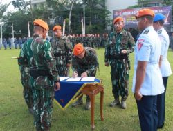 Resimen Hanud 1 Pasgat Gelar Upacara Serah Terima Jabatan Komandan Yonhanud 14 Pasgat dan Yonhanud 15 Pasgat