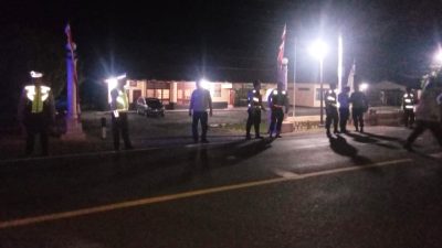 Sat Lantas Polres Simalungun Patroli Malam Jalur Siantar-Parapat, Antisipasi Balap Liar dan Kejahatan Jalanan Diakhir Pekan