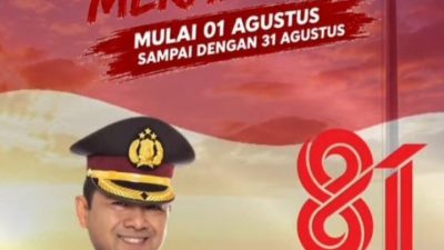 Ajak Warga Makassar Kibarkan Merah Putih, Wujudkan Semangat Nasionalisme di Bulan Kemerdekaan