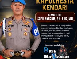 Amanah Baru, Kombes Pol Safi’i Nafsikin Nahkodai Polresta Kendari