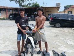 Reaksi Cepat Polsek Dolok Batu Nanggar, Motor Curian Ditemukan di Kebun Sawit, Dua Bersaudara Diringkus