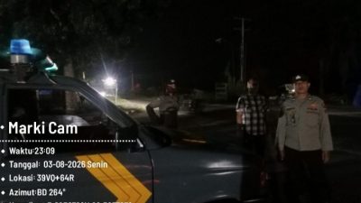 Patroli Blue Light Polsek Bosar Maligas, Ipda Bilson Hutauruk : Balap Liar dan Kejahatan Jalanan Tidak Diberi Ruang Bergerak