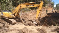 Semangat Satgas TMMD ke 129 Kodim 0210/TU Terus Kebut Pembukaan Jalan Baru Untuk Masyarakat 