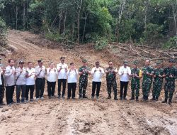 Tim Wasev Mabesad Tinjau Lokasi TMMD ke 129 Kodim 0210/TU di Desa Sijarango Kecamatan Pakkat 
